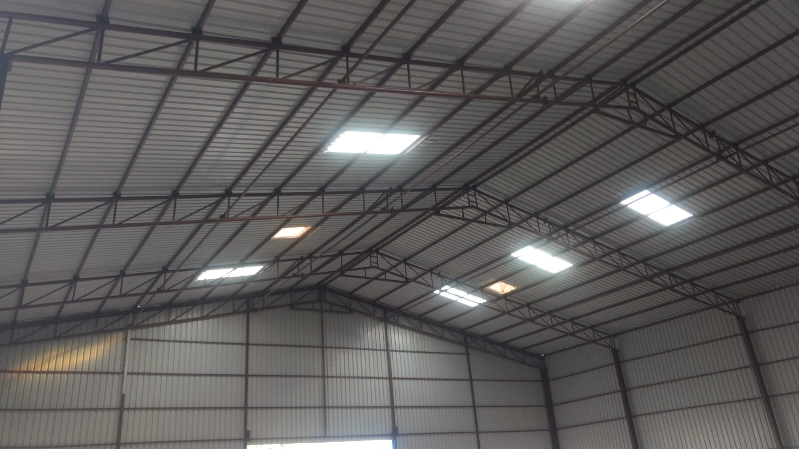 Industrial Roof Structure Execution by Boppana Srinivas Contractor