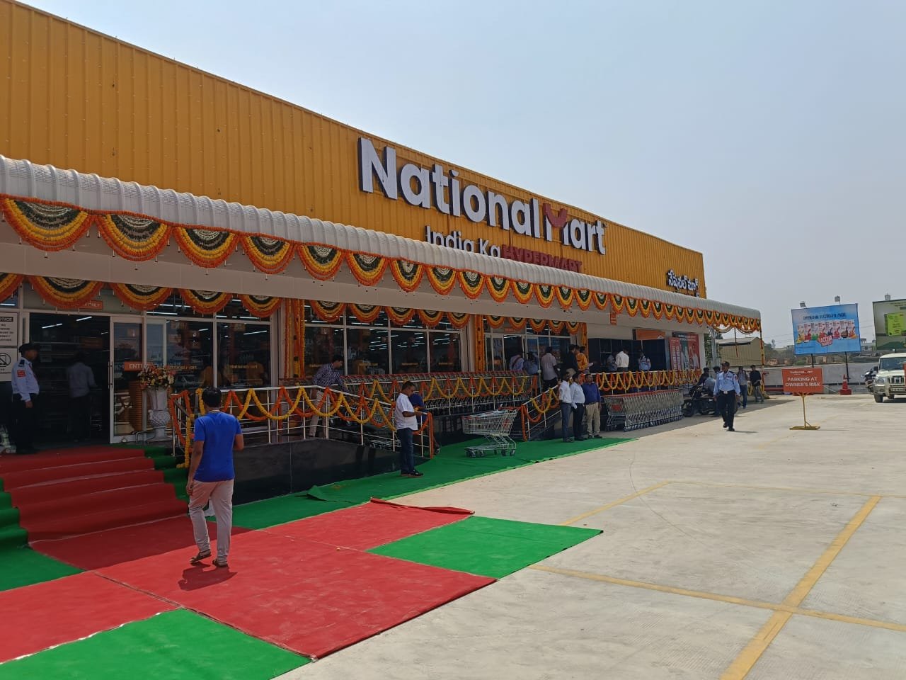 National Mart Hypermart grand opening, built by Boppana Srinivas Contractor